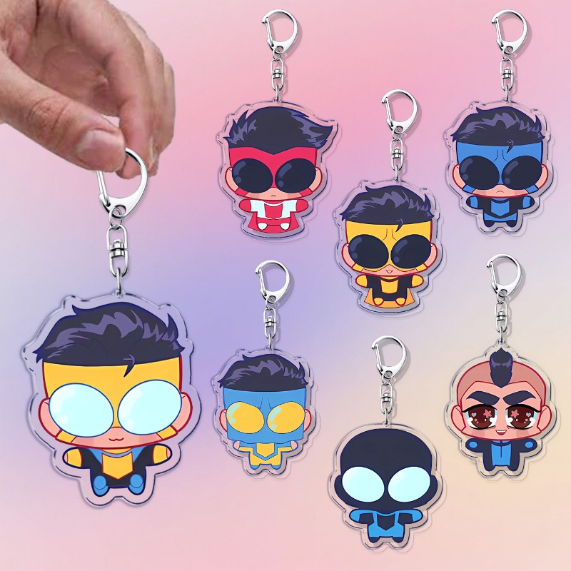 Men'S Accessories Jewelry - Hot Adult Animated Superhero Chibi Keychain