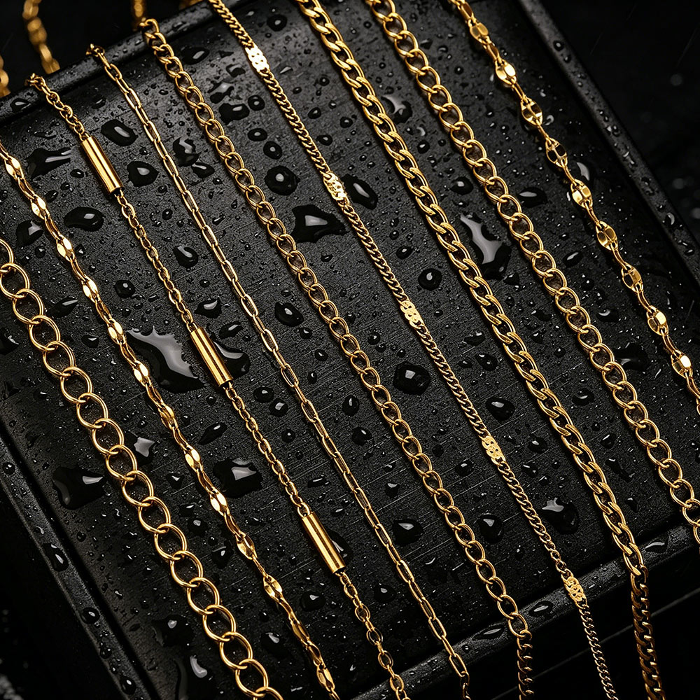 Men Accessories Jewellery - 2meter Stainless Steel Lips NK Long