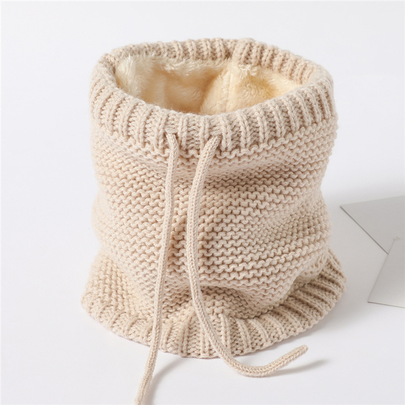 Men Accessories Drawing - Solid Women Men Knitted Neck Ring