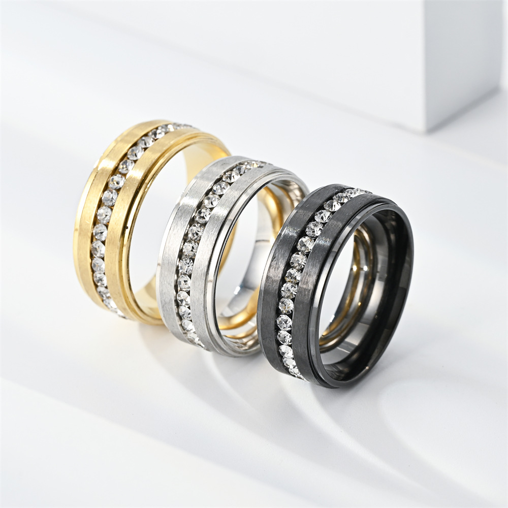 Stainless Steel Diamond Rings  - Men Accessories Ideas 评论和价格