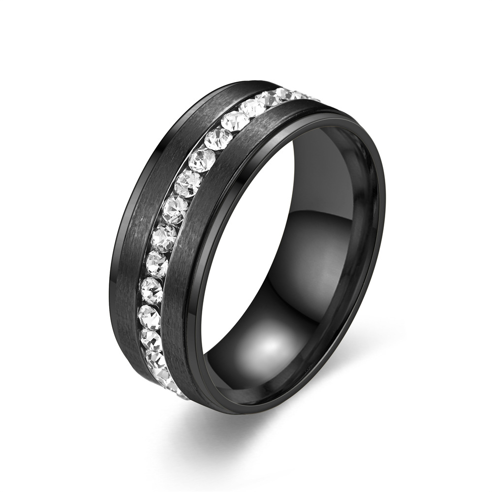 Stainless Steel Diamond Rings  - Men Accessories Ideas 评论和价格