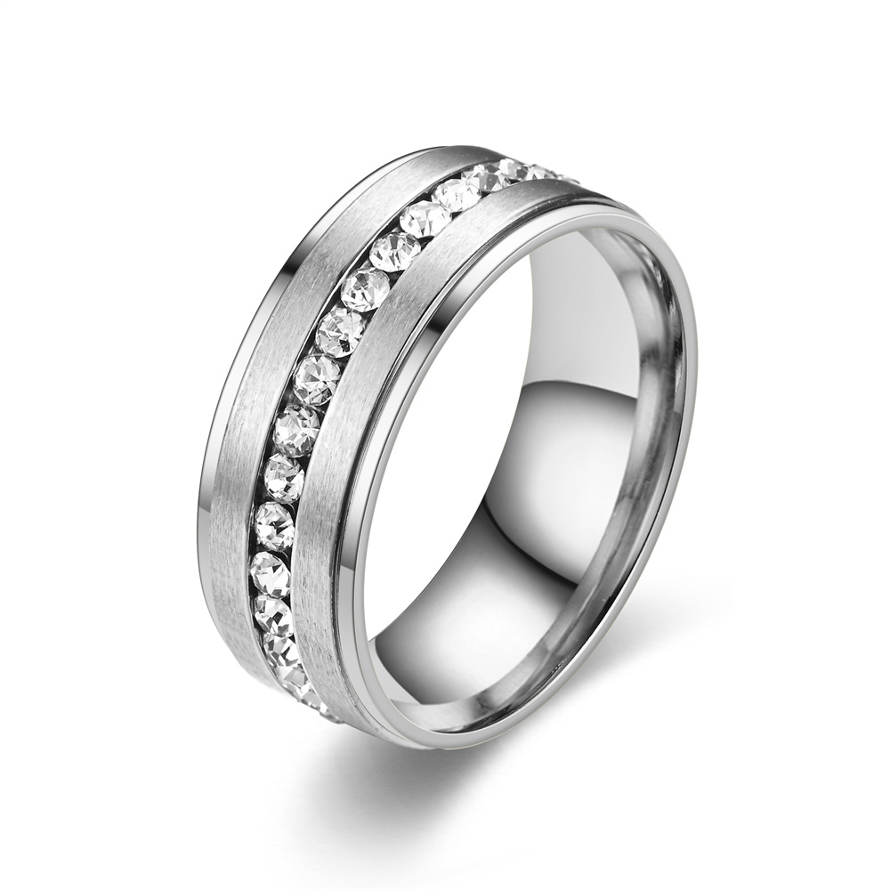 Stainless Steel Diamond Rings  - Men Accessories Ideas 评论和价格