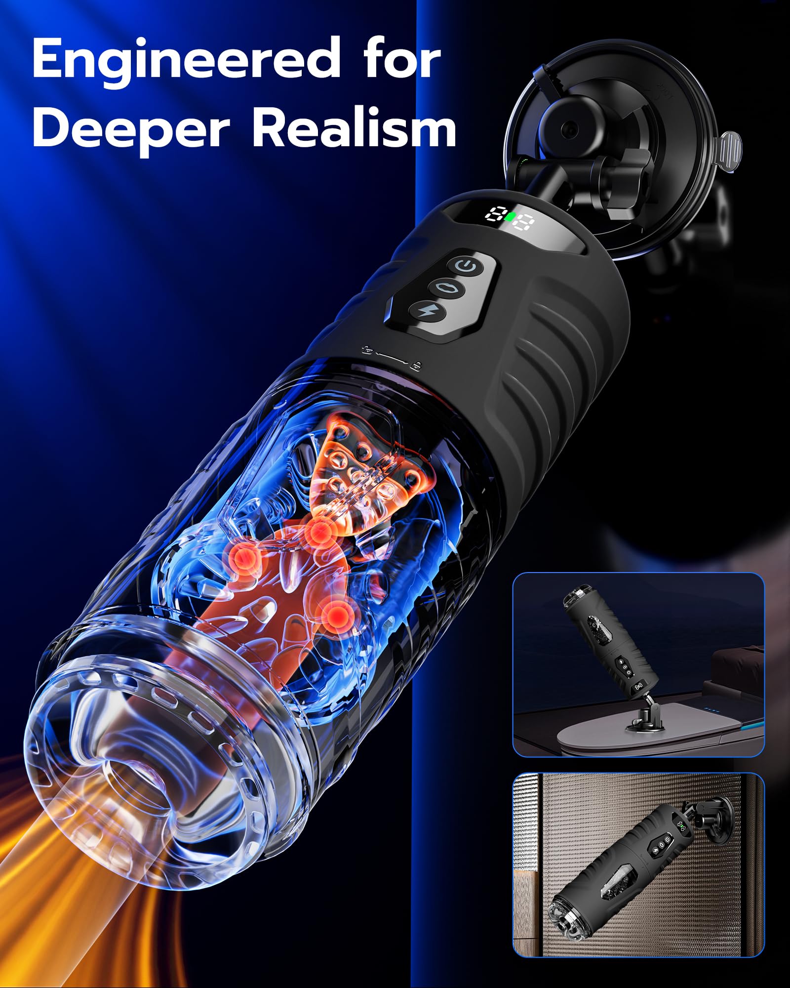 Automatic Rotating Vibrating M - Men'S Vegan Accessories 评论和价格