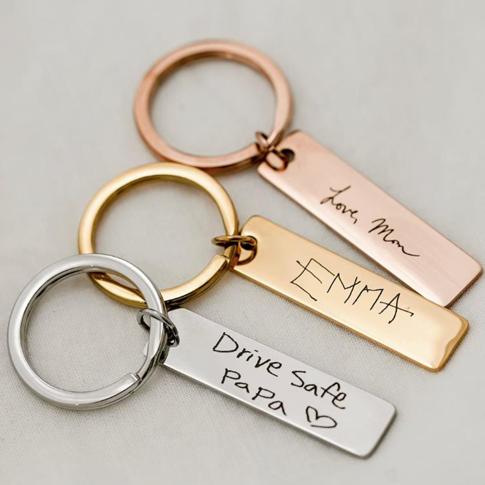 Actual handwritten key chain,  - Men Accessories Ideas 评论和价格