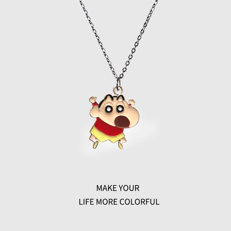 Crayon Shin-chan cartoon neckl - Men Accessories Style 评论和价格