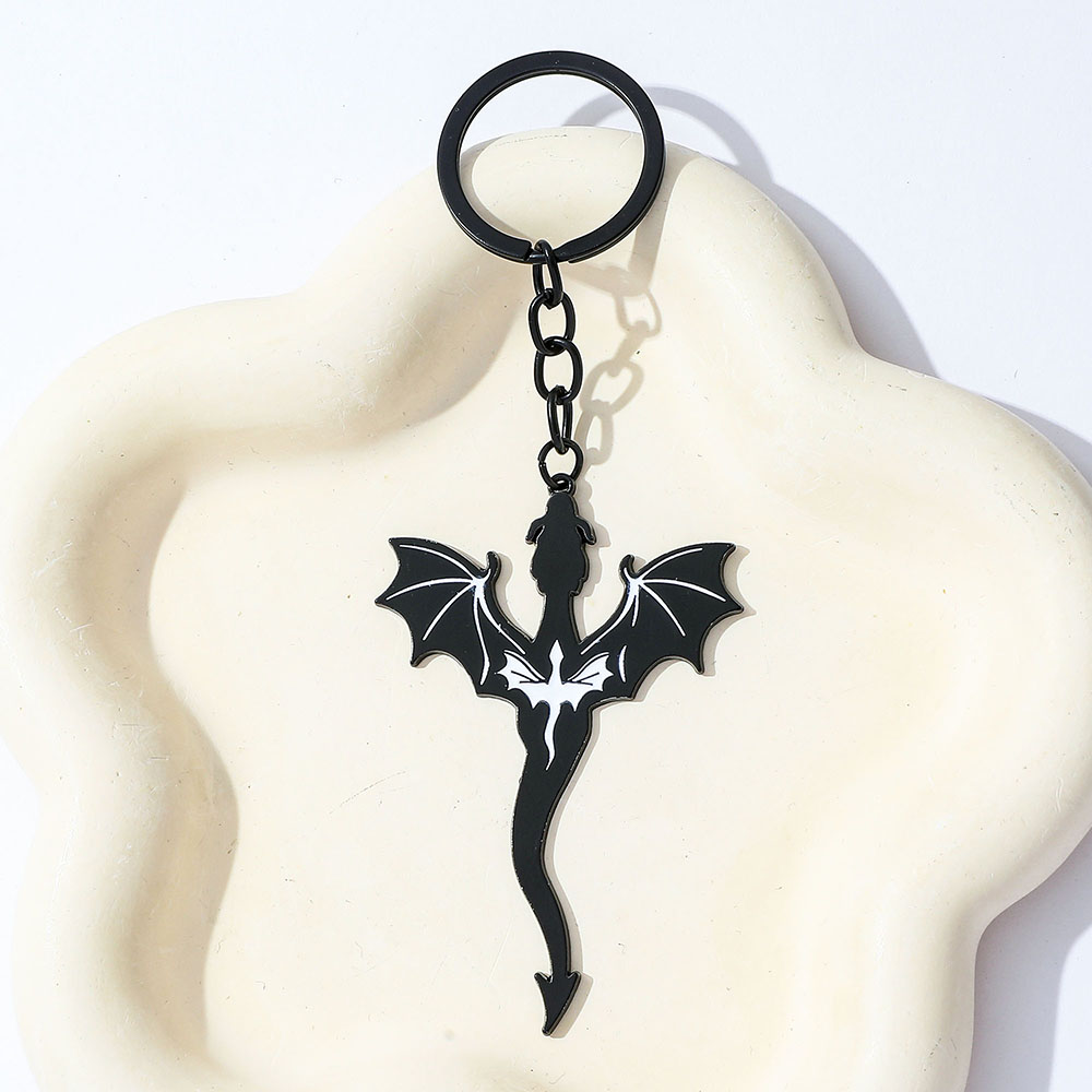 Fourth Wing Black Dragon Keych - Men'S Accessories Jewelry 评论和价格