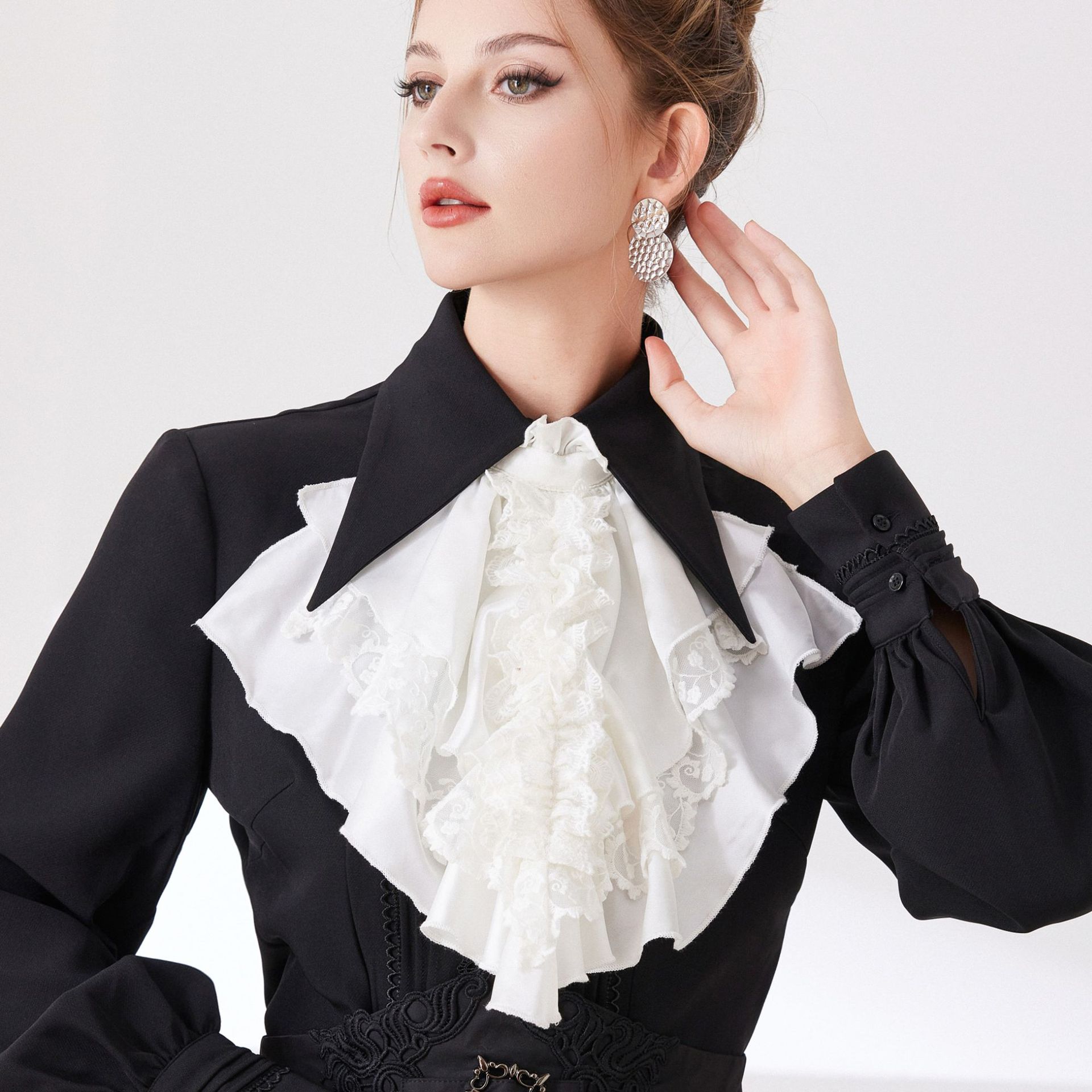 Victorian Jabot for Women Men  - Men'S Victorian Accessories 评论和价格