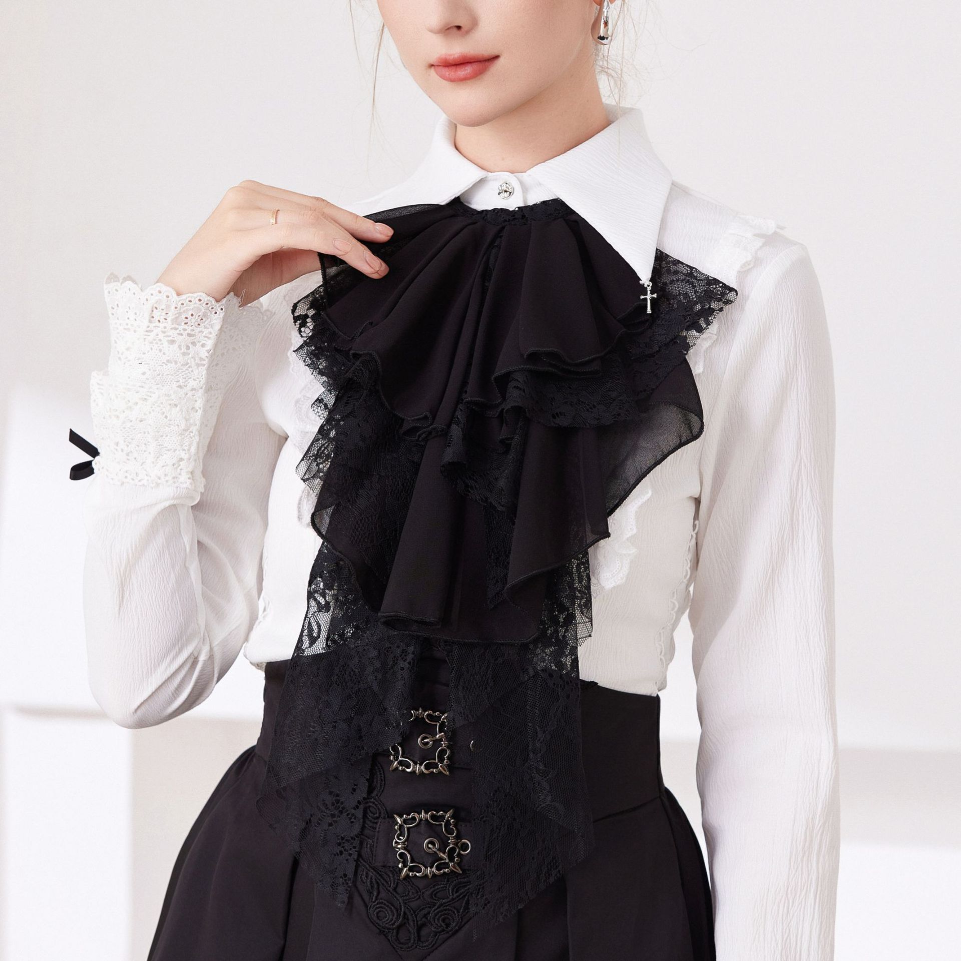 Victorian Jabot for Women Men  - Men'S Victorian Accessories 评论和价格