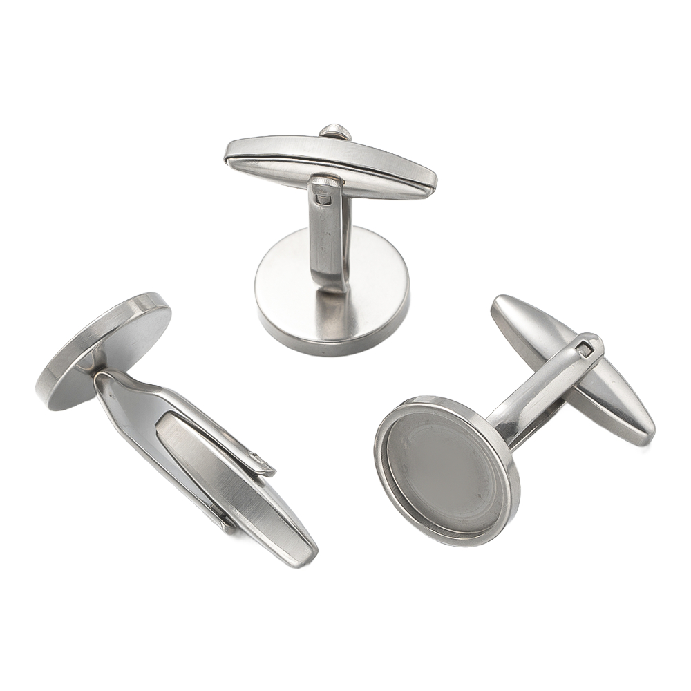 5Pcs Stainless Steel Cufflinks - Men Accessories Jewellery 评论和价格
