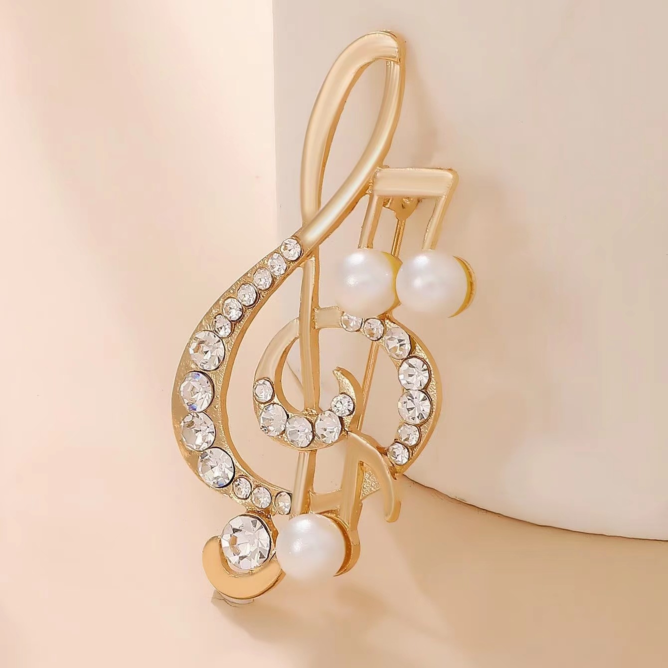 1Pc Elegant Musical Note Brooc - Men Accessories Ideas 评论和价格