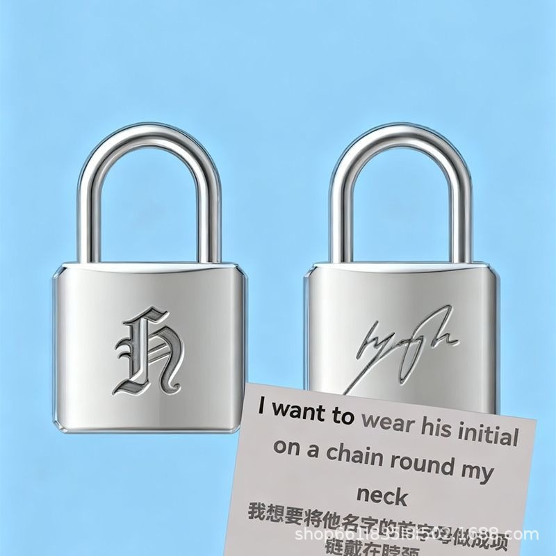 Ashionable Creative Metal Lock - Men'S Accessories Jewelry 评论和价格