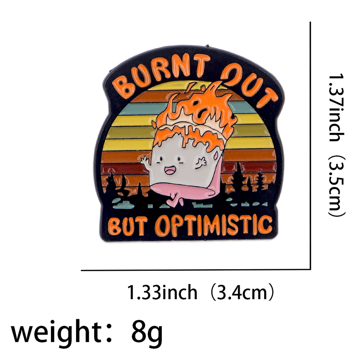 Fire Badges Enamel Pin Brooche - Men'S Accessories Jewelry 评论和价格
