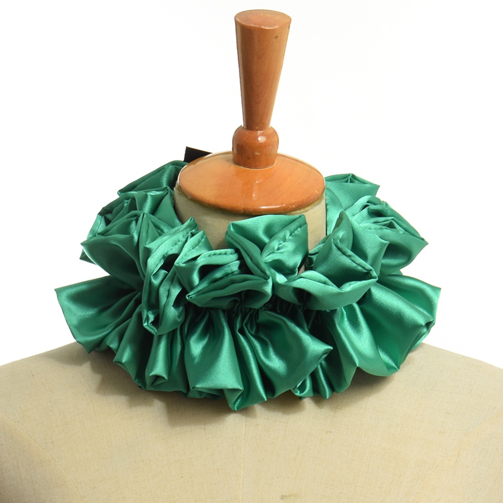 Clown Cosplay Satin Ruffled Ne - Men'S Victorian Accessories 评论和价格