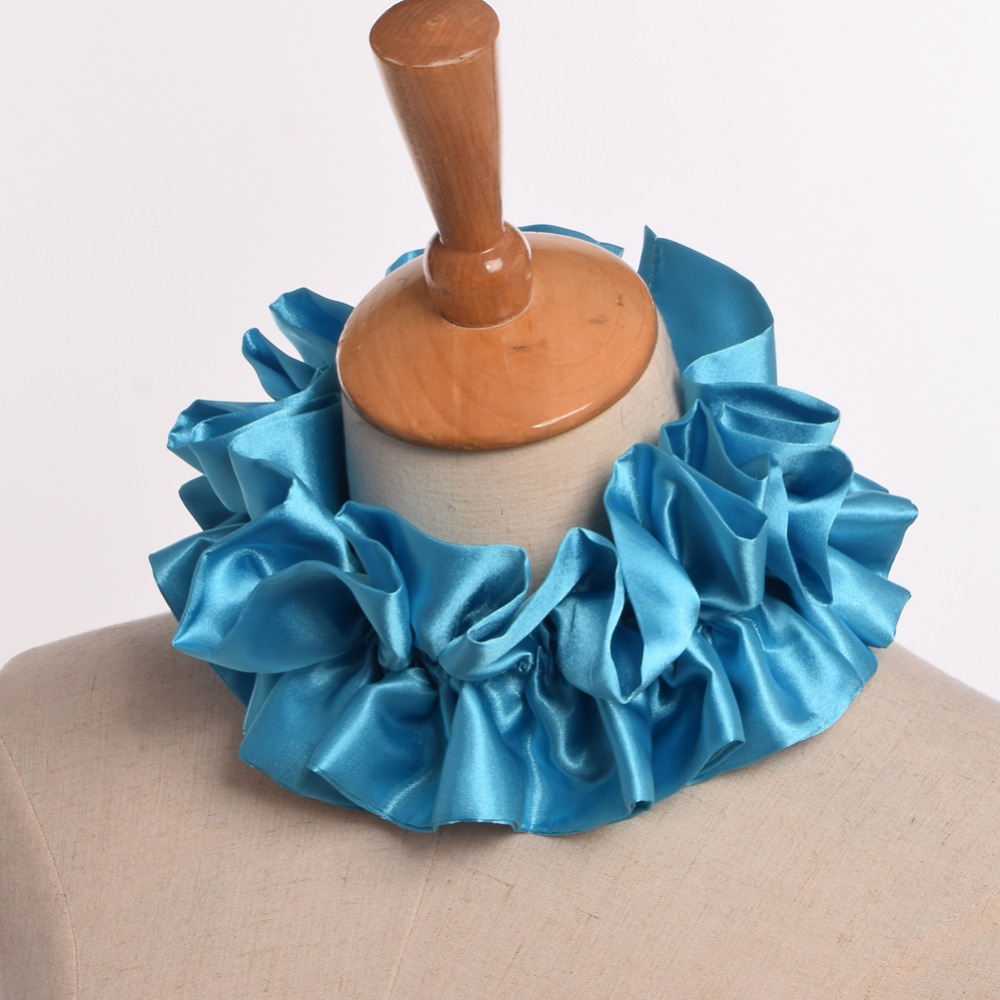 Clown Cosplay Satin Ruffled Ne - Men'S Victorian Accessories 评论和价格