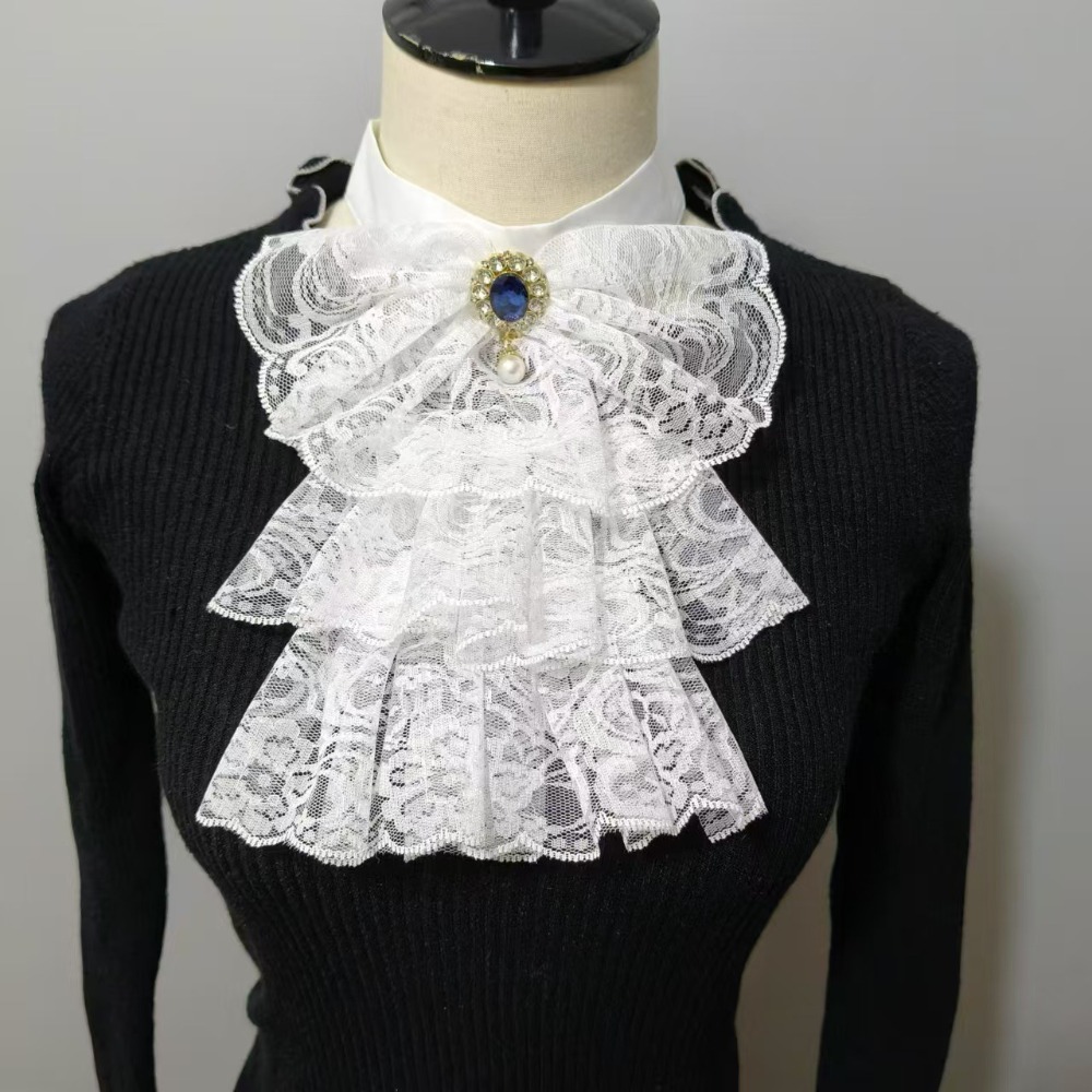 New Detachable Victorian Lace  - Men'S Victorian Accessories 评论和价格