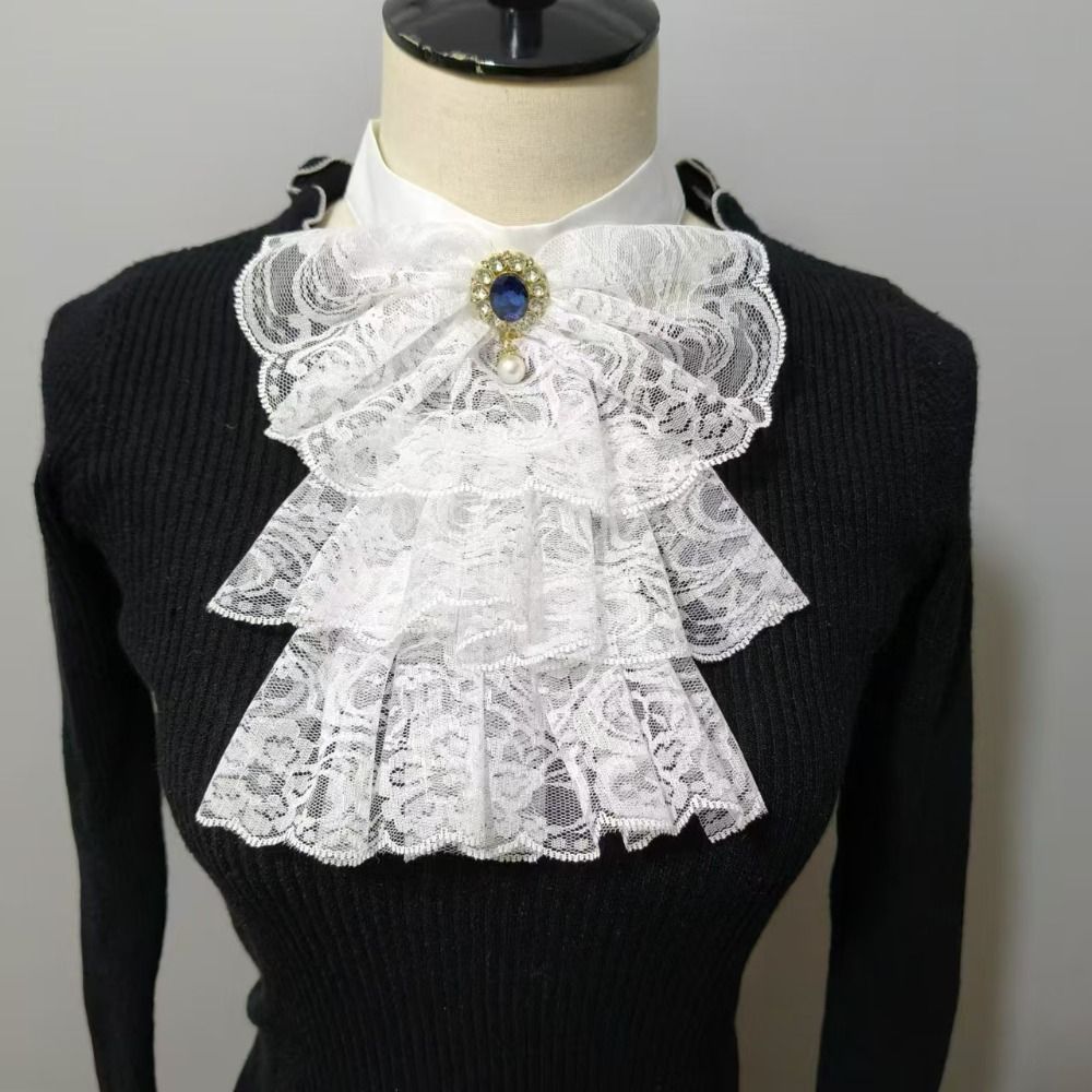 New Detachable Victorian Lace  - Men'S Victorian Accessories 评论和价格
