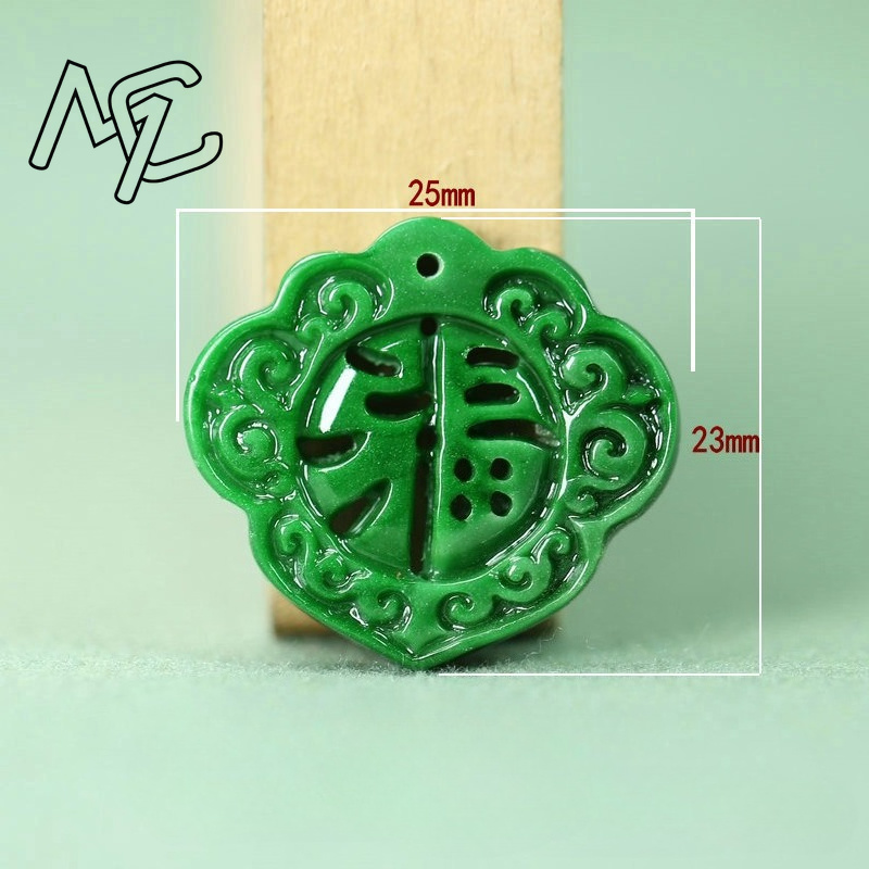 2pcs DIY Natural Dry Green Eme - Men'S Accessories Jewelry 评论和价格