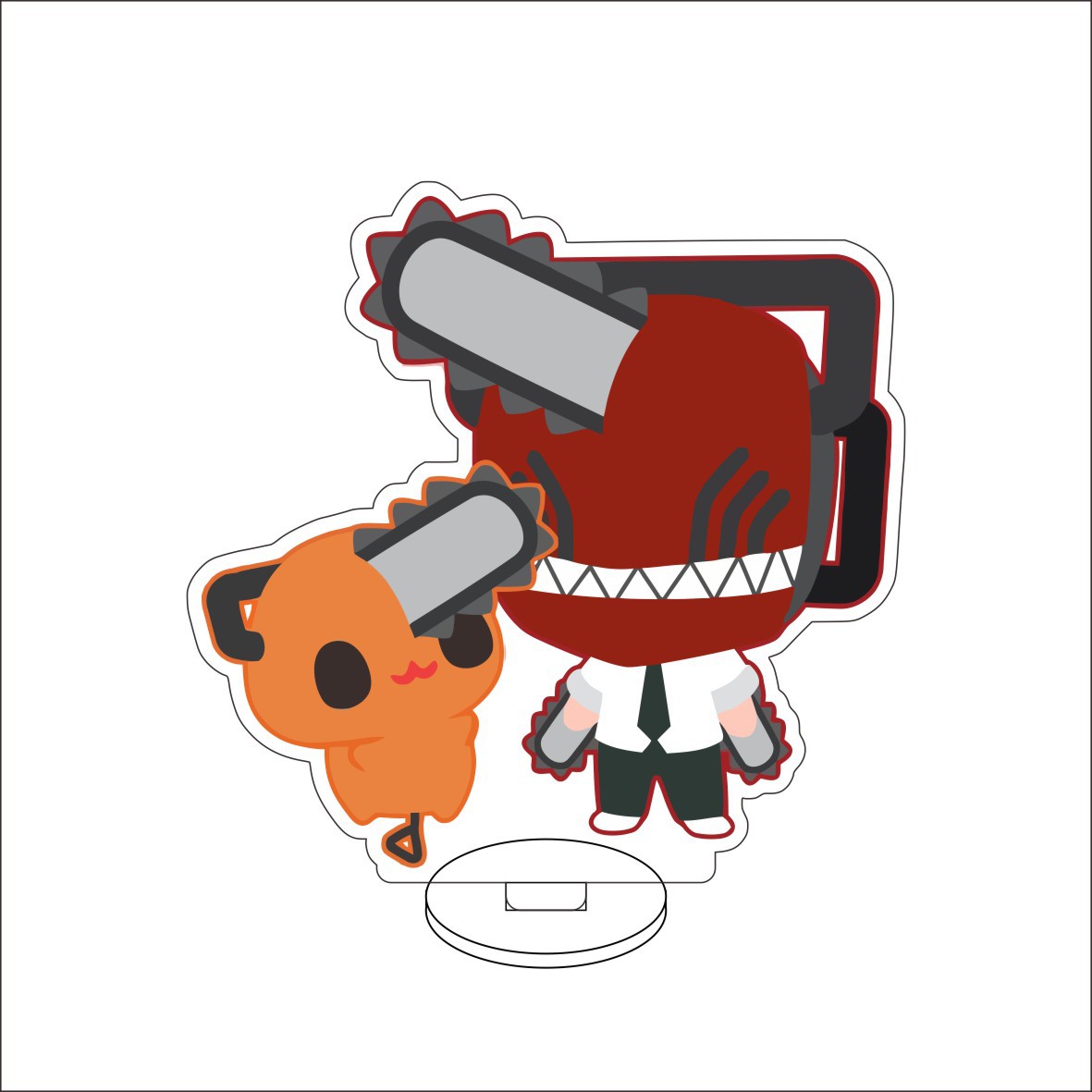 10CM Anime Chainsaw Man Pochit - Men Accessories To Gift 评论和价格