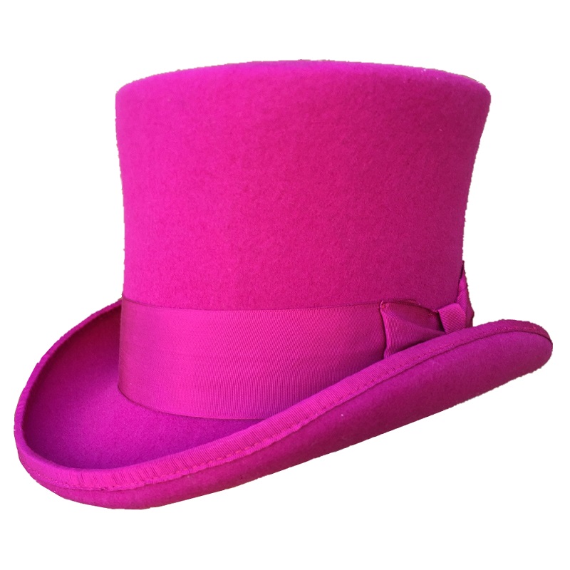 Rose PINK Women Top Hat Victor - Men'S Victorian Accessories 评论和价格