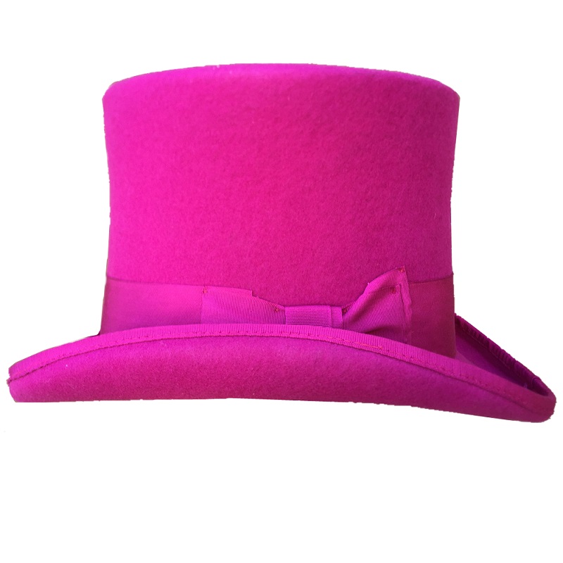 Rose PINK Women Top Hat Victor - Men'S Victorian Accessories 评论和价格