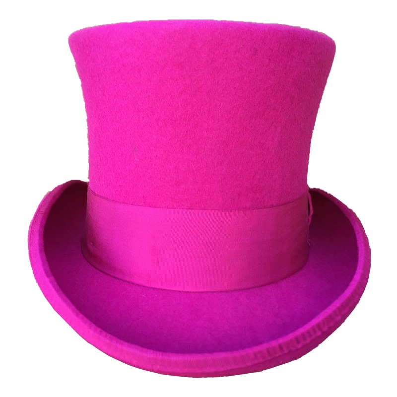 Rose PINK Women Top Hat Victor - Men'S Victorian Accessories 评论和价格