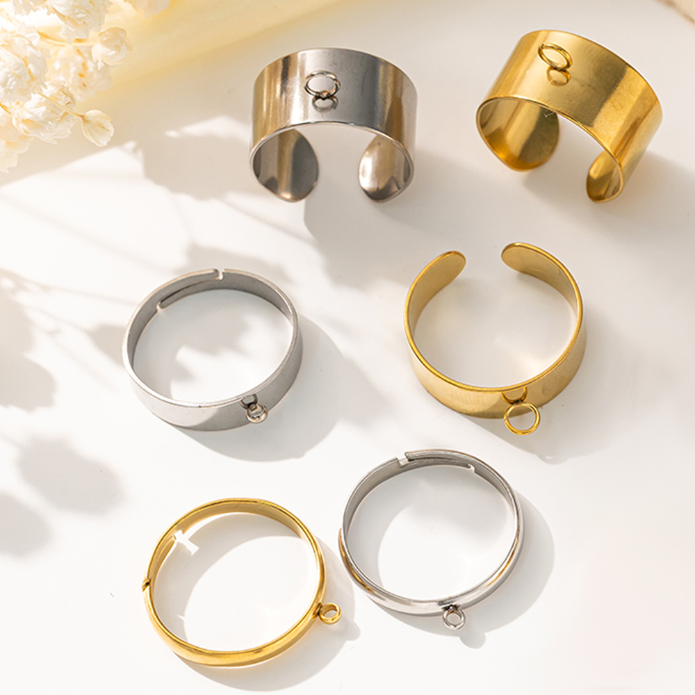 5pcs/Lot Stainless Steel Gold  - Men Accessories Jewellery 评论和价格