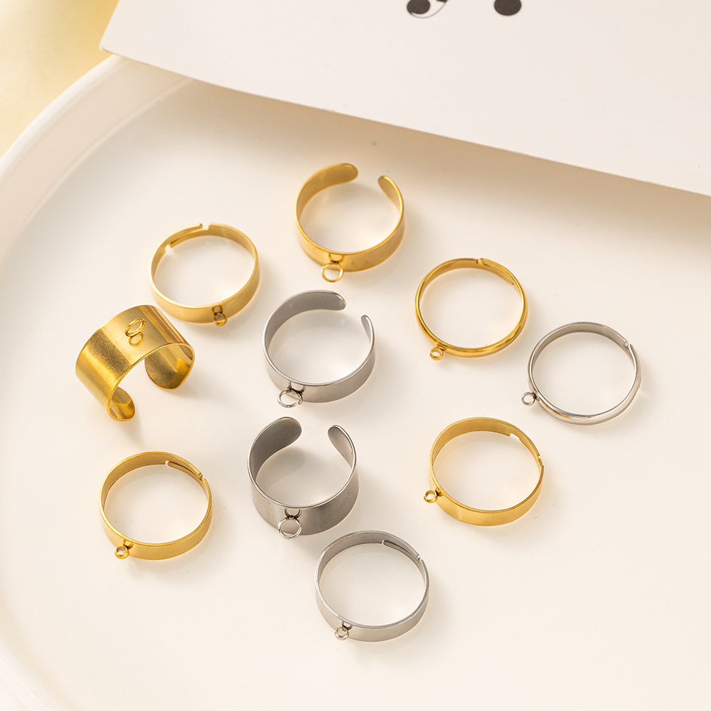 5pcs/Lot Stainless Steel Gold  - Men Accessories Jewellery 评论和价格